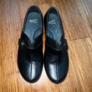 Dansko leather clogs